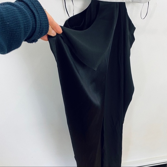 Catherine Maladrino cut-out gown with white leather waist band NWT - Picture 5 of 14